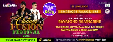 Chutney Fusion Festival 2025 Johannesburg 
