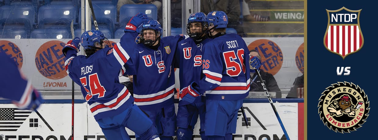 Team USA U18s vs. Muskegon Lumberjacks