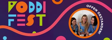 OFFEN GESTANDEN! live beim Poddifest Köln