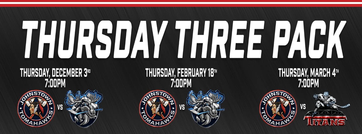 Thursday Thirty-Dollar Three-Pack