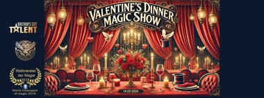 Valentinstag Dinner Magic Show