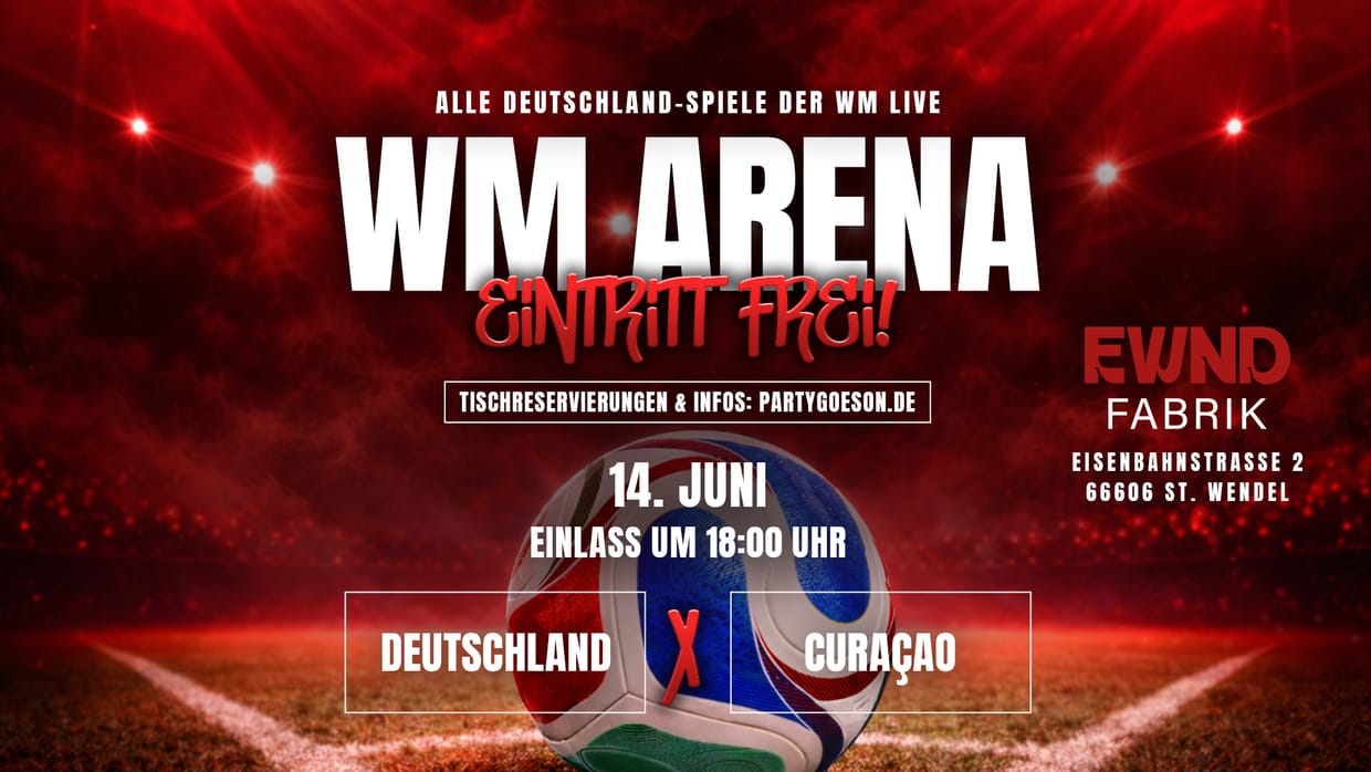 WM Arena - Deutschland vs. Curacao