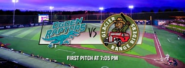 Game #28 Glacier Range Riders vs Ogden Raptors - 7:05 pm