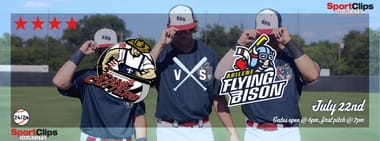 July 22nd - Acadiana Cane Cutters vs. Abilene Flying Bison