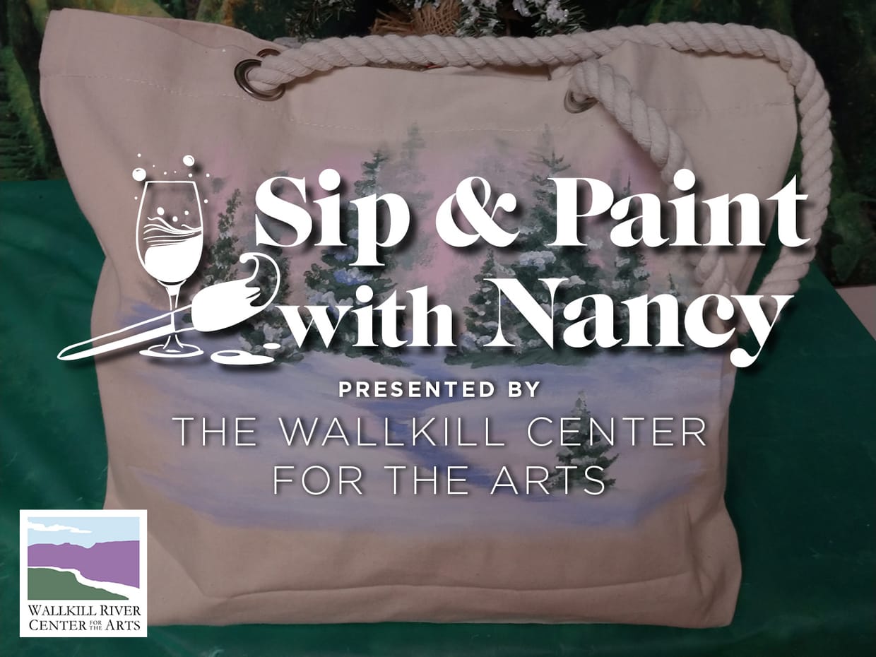 SIP & PAINT WITH NANCY | Winter Wonderland tote