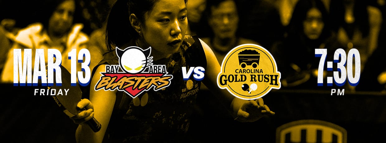 Bay Area Blasters vs. Carolina Gold Rush, 7:30 PM