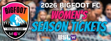Bigfoot FC 2026 Women Season Ticket 