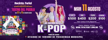 GUERRERAS K-POP  11/08/2026