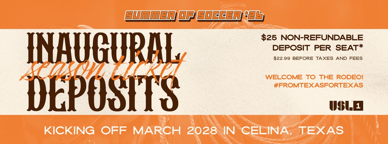 Inaugural Season Ticket Deposit