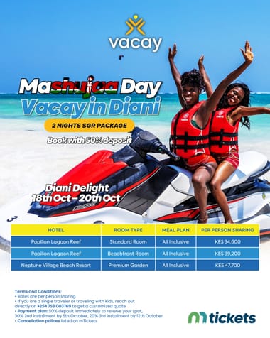 Mashujaa Day Vacay in Diani