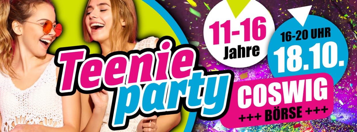 18.10.2024 - TEENIEPARTY Coswig