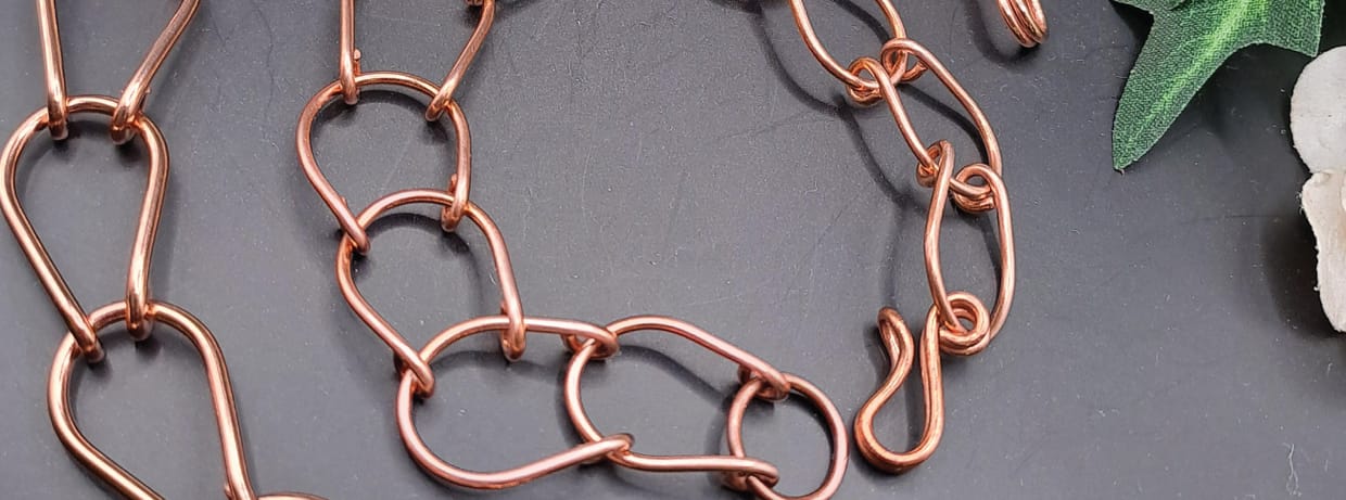 Workshop | Copper Wire Horseshoe Link Bracelet (Unisex) 