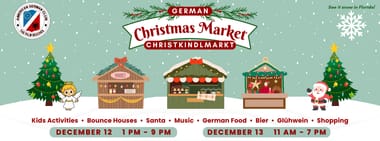 Christkindlmarkt, Sat., Dec. 12th at the AGC - 2026!