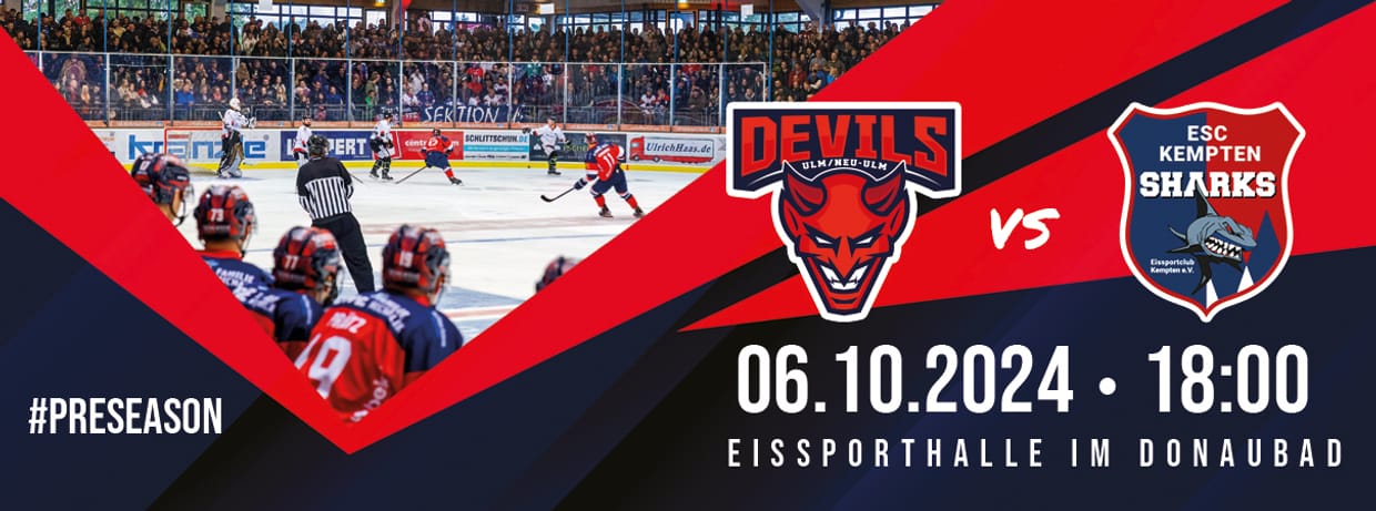 DEVILS Ulm/Neu-Ulm vs. ESC Kempten Sharks