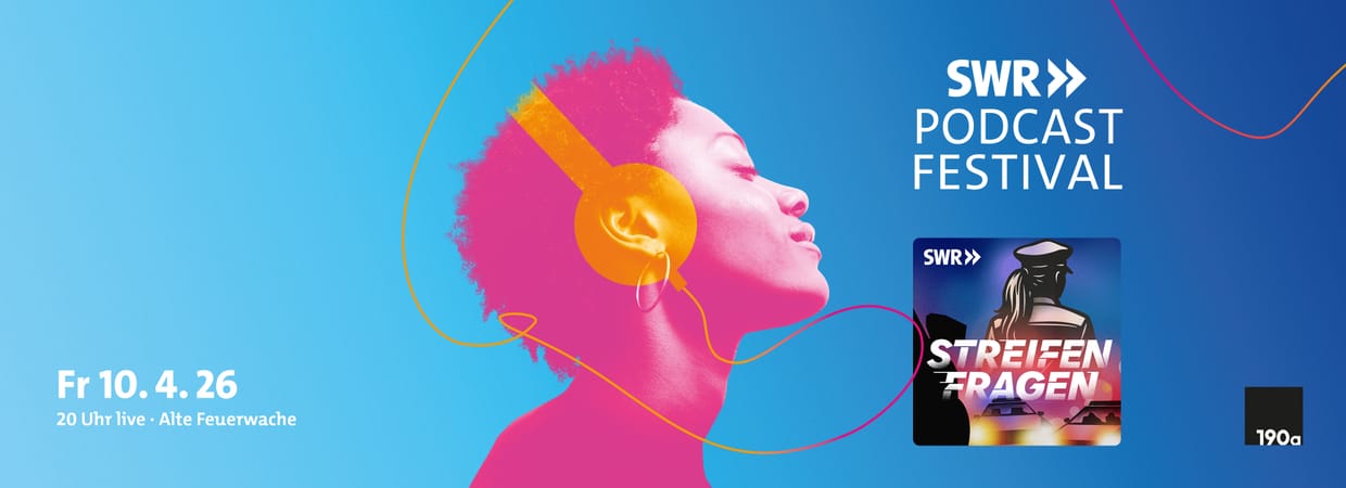 Streifenfragen live beim SWR Podcastfestival