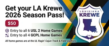 Louisiana Krewe FC - 2026 Season Passes