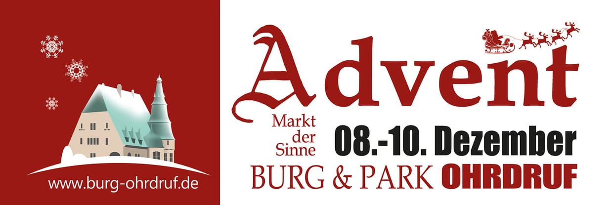 Adventsmarkt der Sinne Burg & Park Ohrdruf