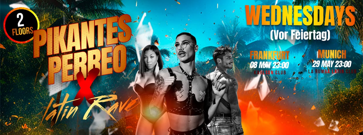  🌴🔥Frankfurt's Queer Wednesday: Pikantes Perreo🍑 X Latin Rave⛓️🌴