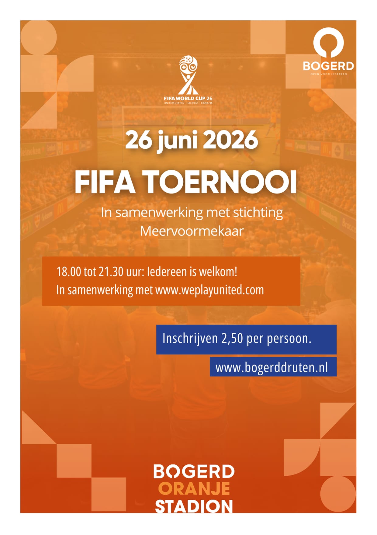 FIFA toernooi | Oranje stadion 