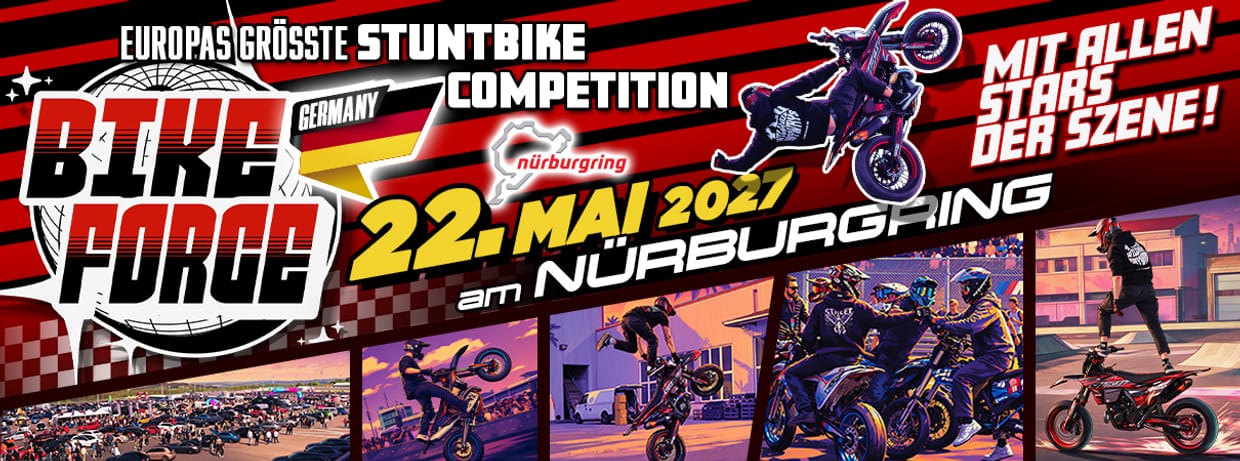 Bikeforce X PS Arena 2027 am Nürburgring 