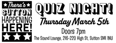 There’s Sutton Happening Here! POP QUIZ with Joe Kinsey