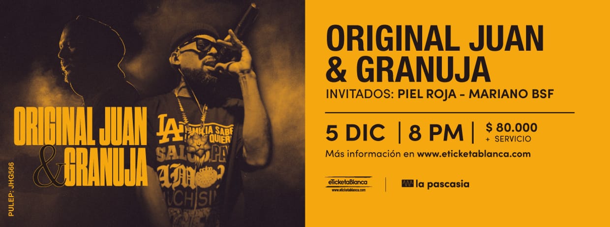 ORIGINAL JUAN Y GRANUJA EN LA PASCASIA