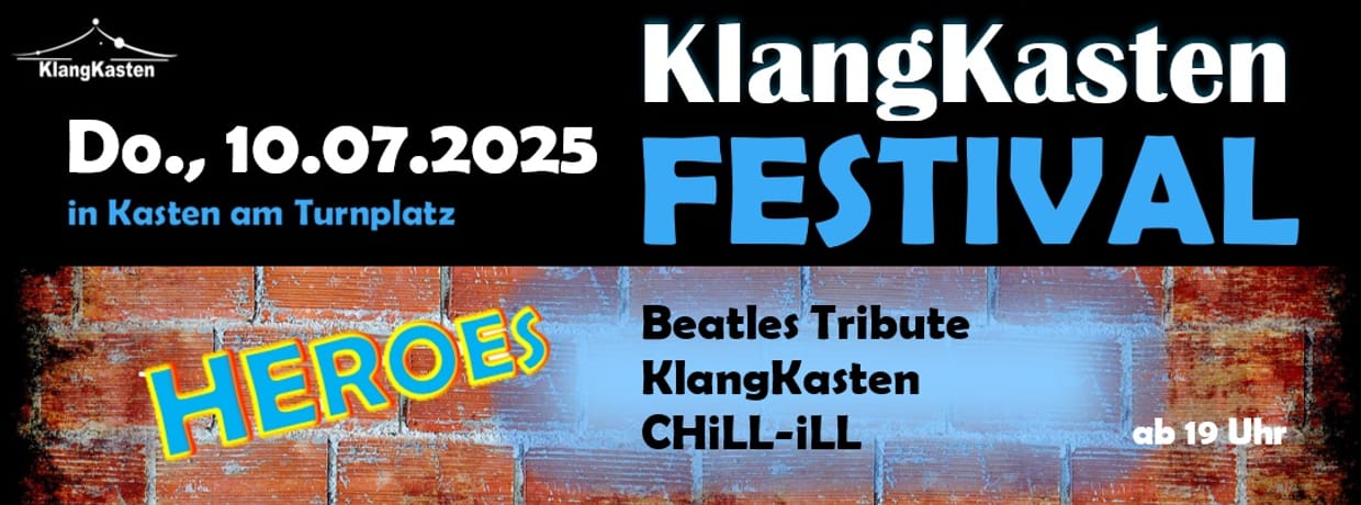 KlangKasten Festival Do. 10.07.25