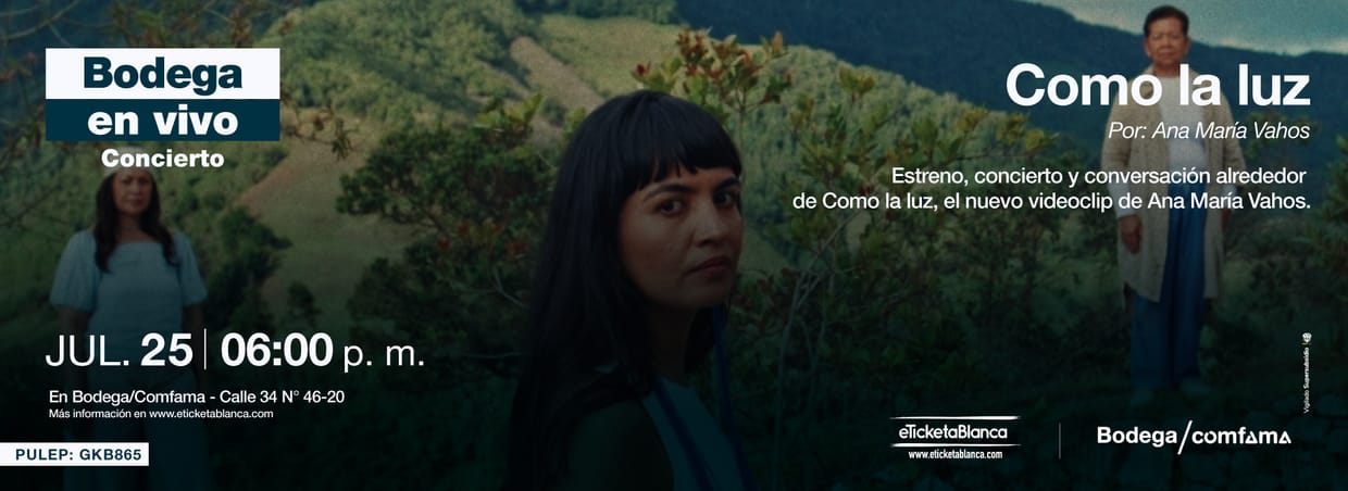 Bodega en Vivo: Como la luz por Ana María Vahos