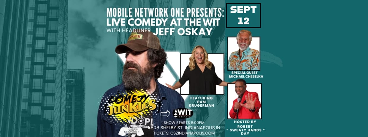 Stand Up at the Wit! Headliner: Jeff Oskay (17+) - 8:00 PM