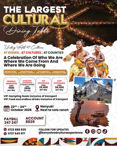 THE LARGEST CULTURAL DINING TABLE 
