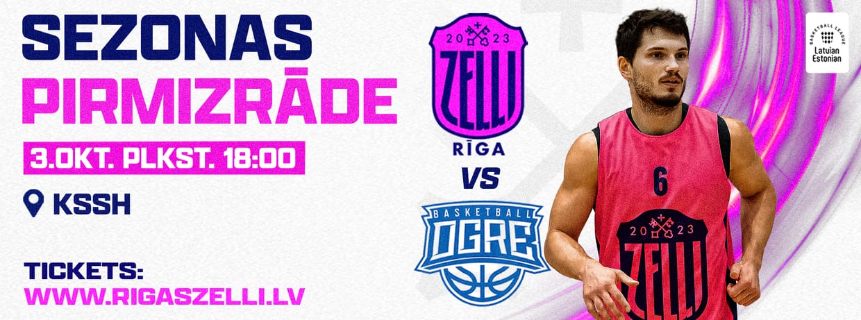 Sezonas PIRMIZRĀDE: Rīgas Zeļļi vs BK “Ogre”