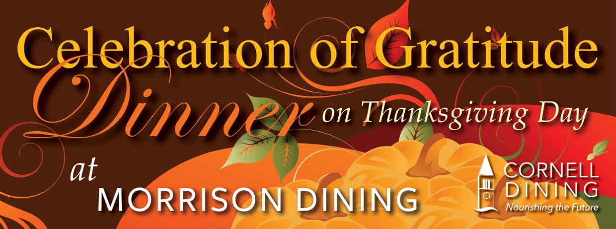 Annual Celebration of Gratitude Dinner on Thanksgiving Day - 1:00pm Seating