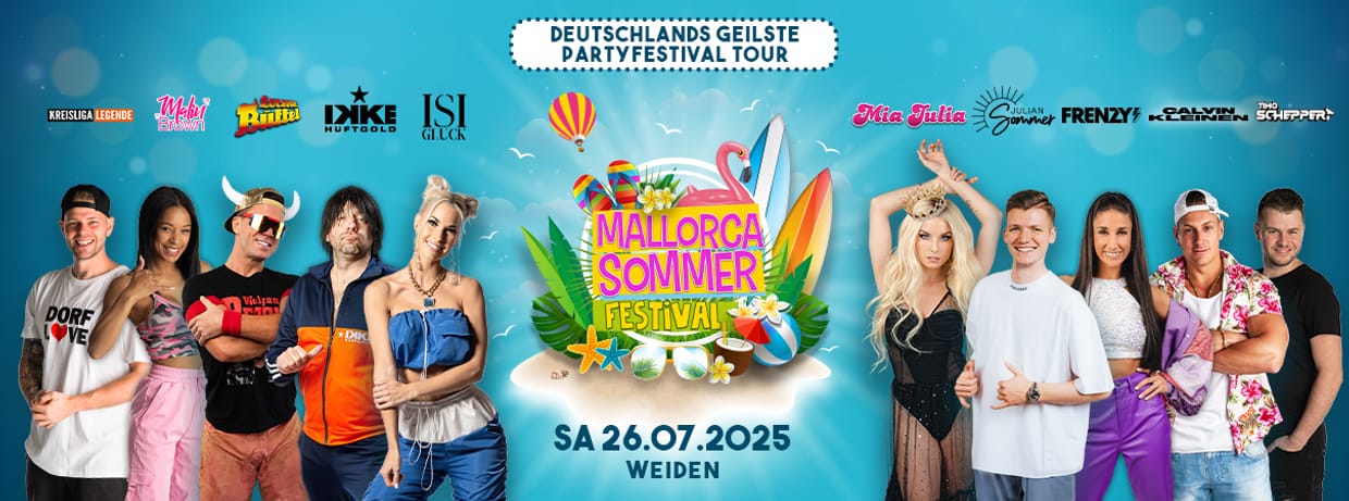 Mallorca Sommer Festival Weiden 2025 