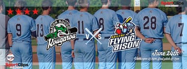 June 24th - Baton Rouge Rougarou vs. Abilene Flying Bison