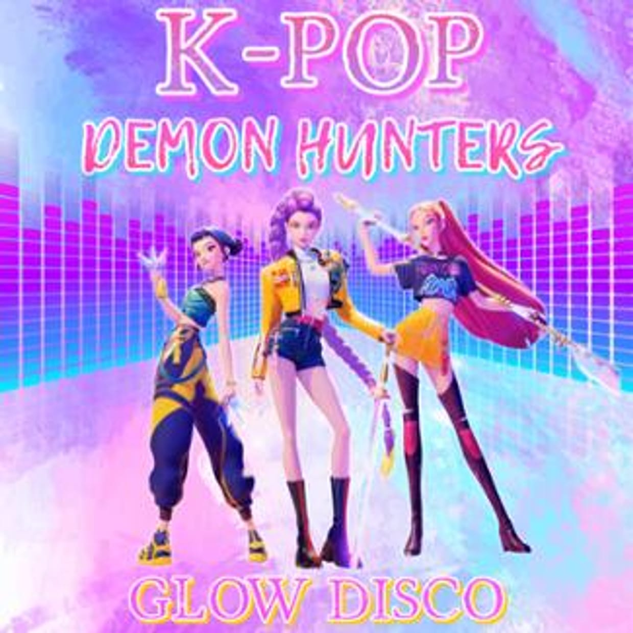 K-POP Demon Hunters Glow Disco