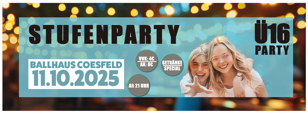 STUFENPARTY 16+