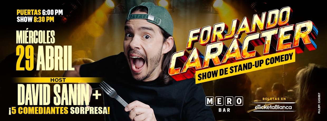 FORJANDO CARACTER: SHOW DE STAND-UP COMEDY