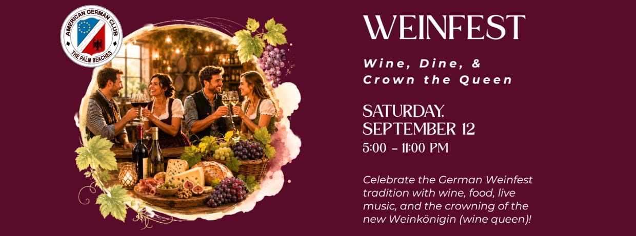 Weinfest 2026 at the AGC!