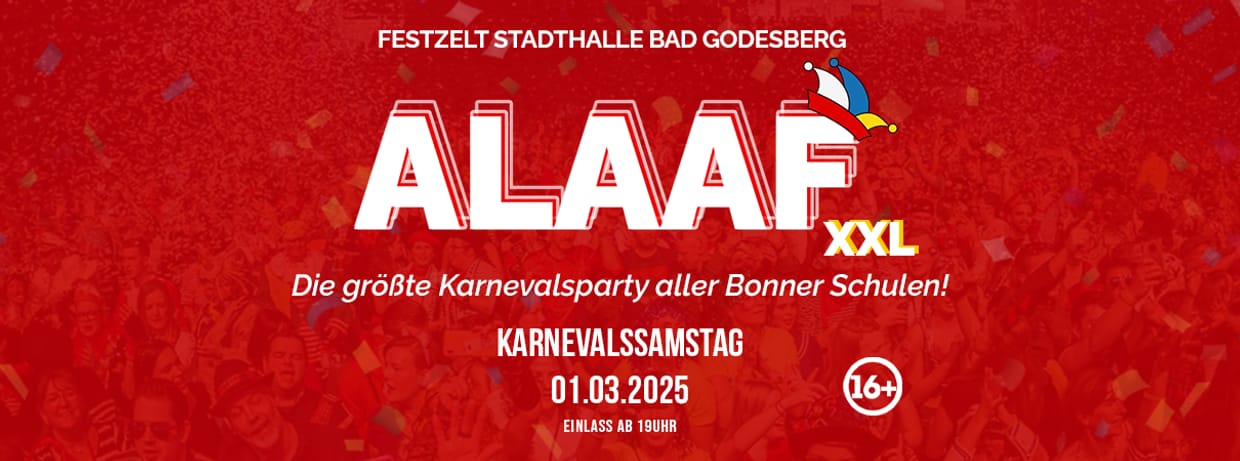 ALAAF XXL Party | Bad Godesberg