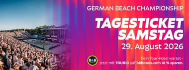 Deutsche Beachvolleyball Meisterschaft 2026 Dortmund | Tagesticket Samstag