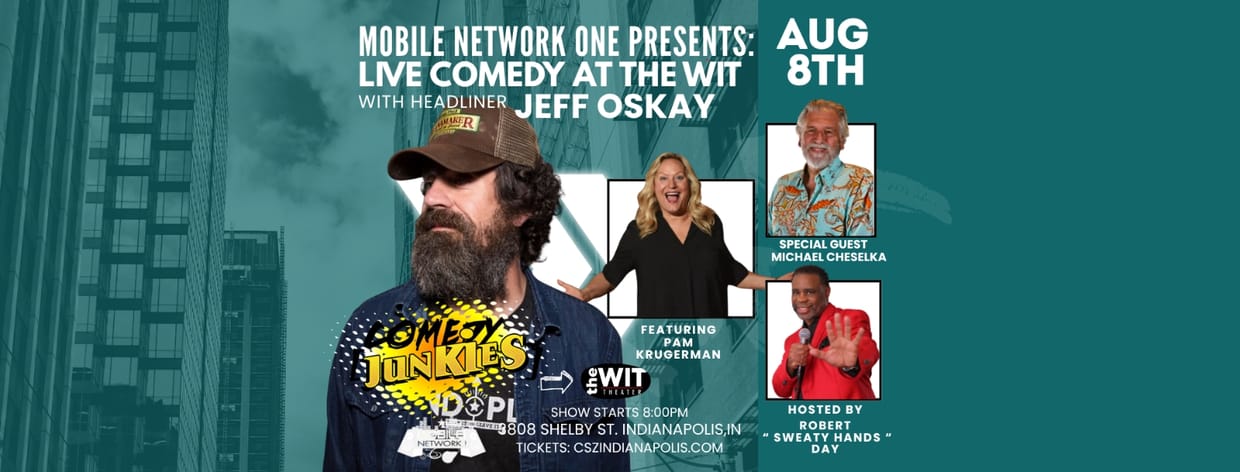 Stand Up at the Wit! Headliner: Jeff Oskay (17+) - 8:00 PM