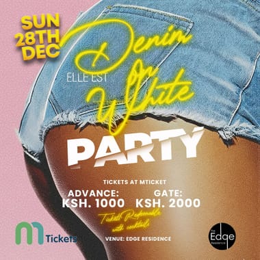 DENIM ON WHITE PARTY