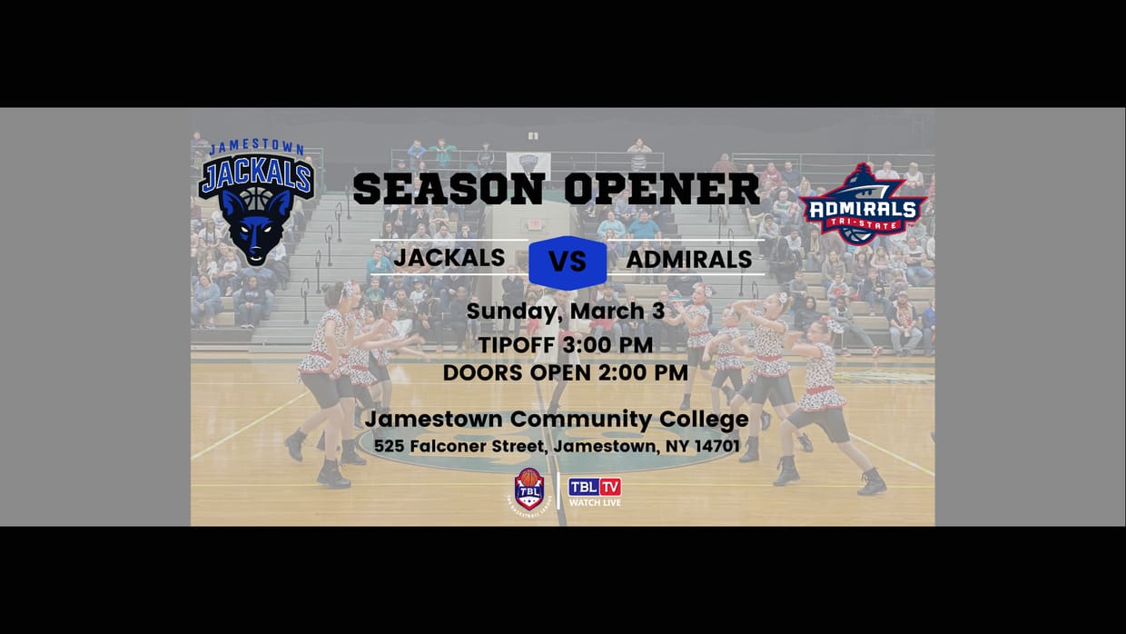 Jamestown Jackals vs TriState Admirals