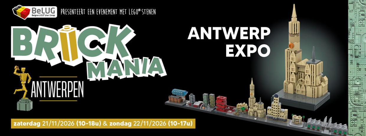 Brick Mania Antwerpen I 21 & 22/11/26 I Antwerp Expo