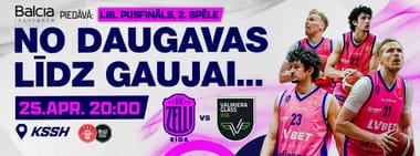 Balcia piedāvā: LBL Pusfināla 2.spēle -  Rīgas Zeļļi vs Valmiera Glass VIA