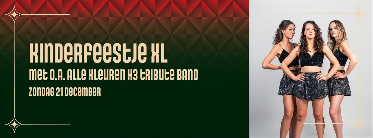 GRATIS TOEGANG | Kinderfeestje XL - met o.a. K3 tribute band