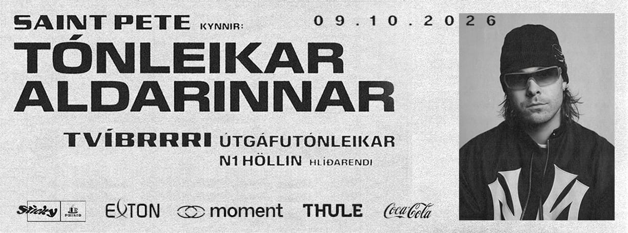 Saint Pete kynnir: TÓNLEIKAR ALDARINNAR