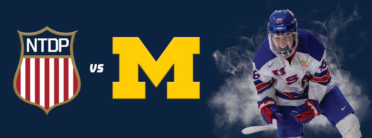 Team USA U18s vs. University of Michigan