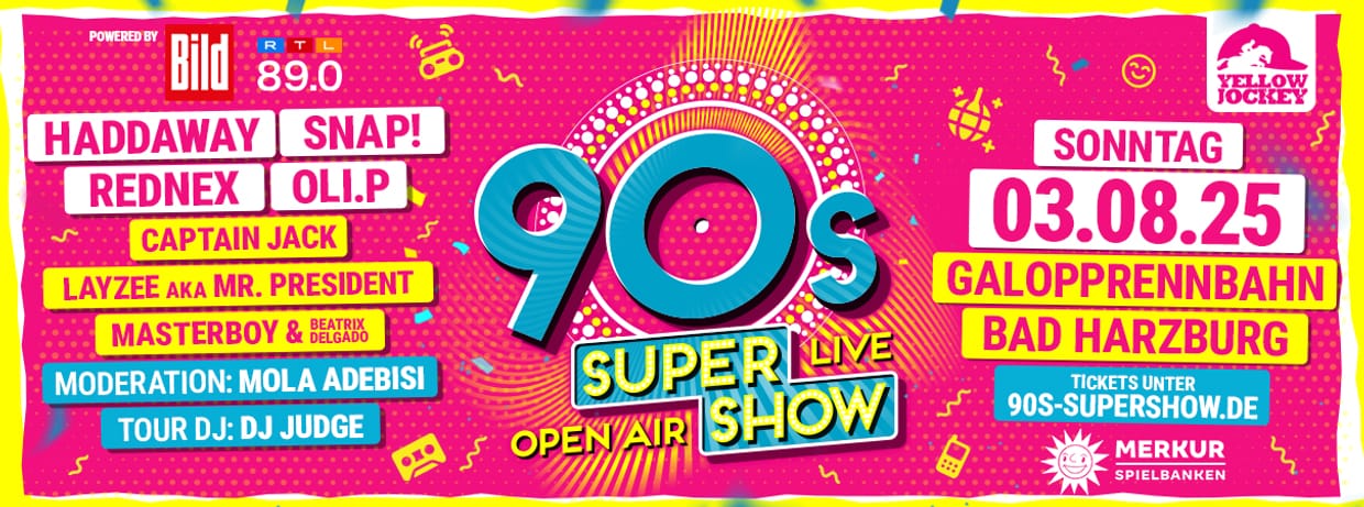 90s Super Show Bad Harzburg - live & open air