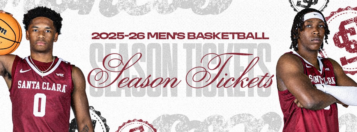 2025-26 Santa Clara Men's Basketball Season Tickets 